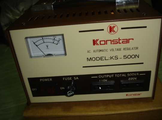 ขายหม้อแปลงไฟ AC 220V - 110V,110v - 220v KONSTAR ขนาด 500VA
