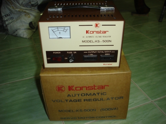 ขายหม้อแปลงไฟ AC 220V - 110V,110v - 220v KONSTAR ขนาด 500VA