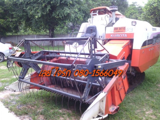***ขายแล้วครับขอบคุณ Truck2hand ขายรถเกี่ยวข้าวแบบรองกระสอบ KUBOTA DC60 Plus ปี53 เดิมๆบางๆ เครื่องเดิมปั้มเดิม ใช้งาน1,5xx ชั่วโมง เครื่องแน่นแรง แห้งดีไม่เยิ้ม ปั้มดี แรง ทำงานดี เร็ว คล่องตัว ช่วงล่าง80-90\% แทร็ก โรลเลอร์ สภาพดี ท่อส่งไม่ผุ ท้ายไม่มีบุ