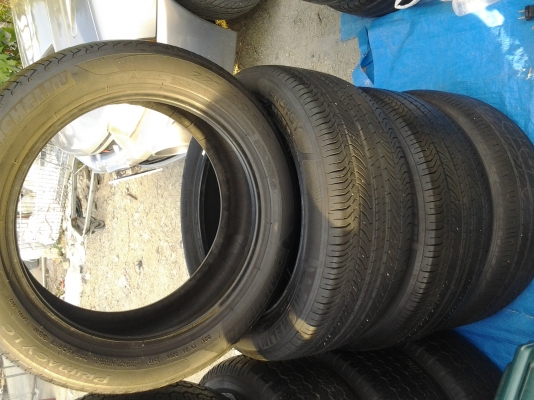 ยาง มิชลิน 225/50/17 ปี12  ดอกหนาๆนุ่มๆ