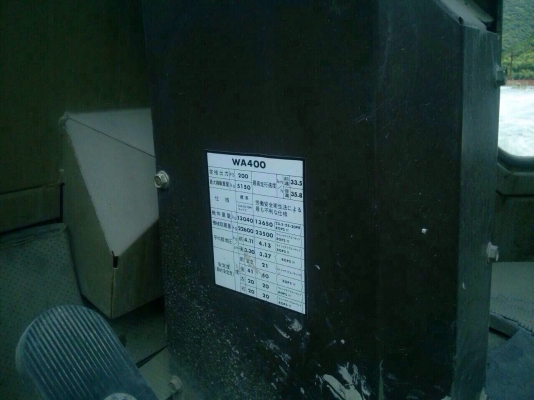 รถตักใหญ่ komutsu WA400-1 สภาพใหม่ใช้น้อยมาก ราคา 1,800,000บาท รถตักใหญ่ komutsu WA400-1 สภาพใหม่ใช้น้อยมาก ราคา 1,800,000บาท