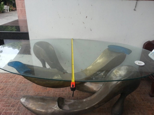 ขาย โต๊ะกระจกขาเป็นทองเหลือง ราคา 14000 ขาย โต๊ะกระจกขาเป็นทองเหลือง ราคา 14000