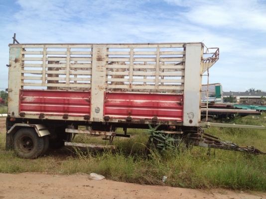 ขายตามสภาพ หาง 2 เพลาคอกสูง ยาว 6 เมตร สูง 2.20 เมตร กว้าง 2.50 เมตร พร้อมทะเบียนครับ ขาย ตามสะภาพ