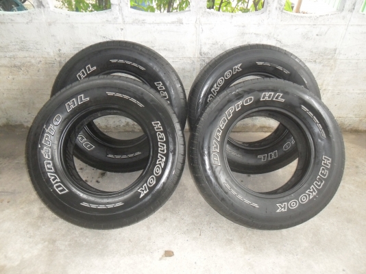 เจ๊สั่งลุย ยาง HANKOOK 245/70R16ปี09 สวยๆ 4 เส้น ราคา 2000 บาท