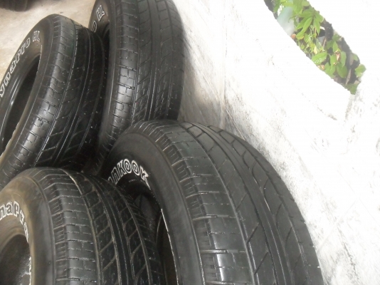 เจ๊สั่งลุย ยาง HANKOOK 245/70R16ปี09 สวยๆ 4 เส้น ราคา 2000 บาท