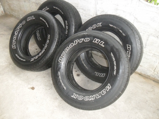 เจ๊สั่งลุย ยาง HANKOOK 245/70R16ปี09 สวยๆ 4 เส้น ราคา 2000 บาท