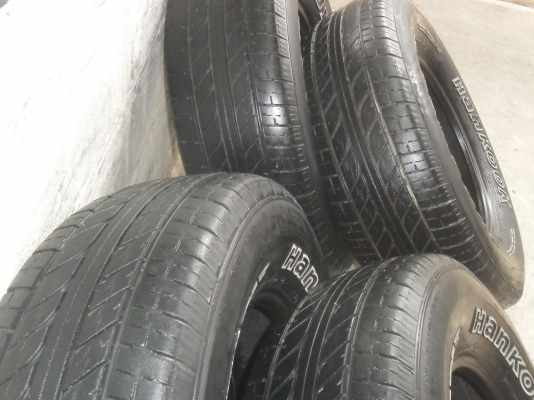 เจ๊สั่งลุย ยาง HANKOOK 245/70R16ปี09 สวยๆ 4 เส้น ราคา 2000 บาท