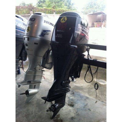 ขายเครื่องยนต์เรือ Suzuki DF115 4จังหวะ 4สูบระบบหัวฉีด มือสองจากญี่ปุ่น