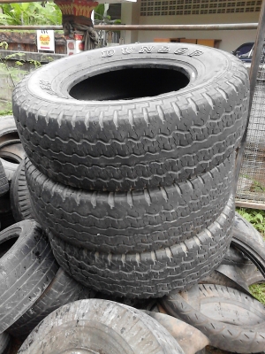 265/70R16 DUNLOP GRANDTREK  ตัวหนังสือขาว มี 3 เส้น TEL.081-427-3941