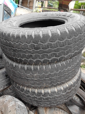 265/70R16 DUNLOP GRANDTREK  ตัวหนังสือขาว มี 3 เส้น TEL.081-427-3941