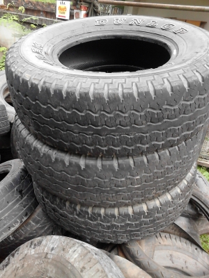 265/70R16 DUNLOP GRANDTREK  ตัวหนังสือขาว มี 3 เส้น TEL.081-427-3941