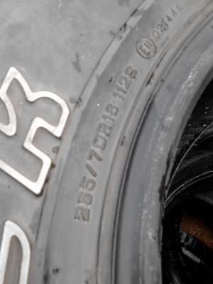 265/70R16 DUNLOP GRANDTREK  ตัวหนังสือขาว มี 3 เส้น TEL.081-427-3941