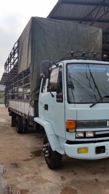 ขายรถหกล้อ ISUZU 3595195 Rockyตัวแรก เครื่อง 160 แรง ปี 46 แชสซีเดิม กระบะต่อช่วงยาว 7 เมตร