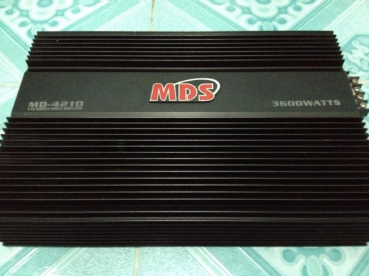 แอมป์4ch mds มือสองสภาพสวยเดิมๆ เสียงดีขาย 1250 บาท