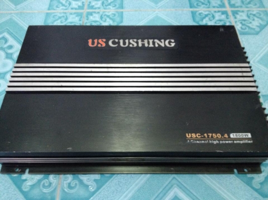แอมป์4ch UScushing มือสองสภาพดี เสียงแจ่มๆแรงๆ ขาย 1450 บาท