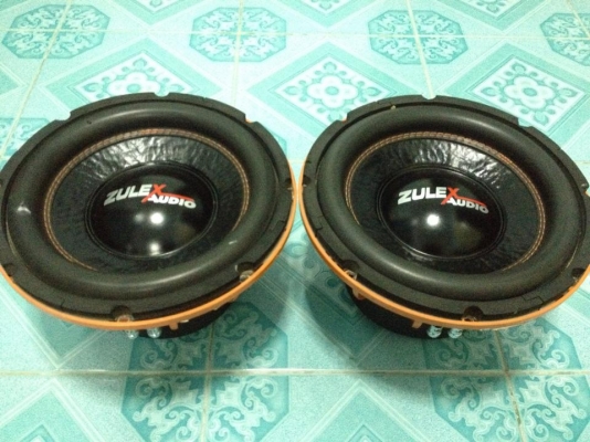 ซับ10&quot;zulex โครงหล่อว้อยคู่แม่เหล็กสองก้อน มือสองสภาพเดิมๆ ขายคู่ละ 2500 บาท