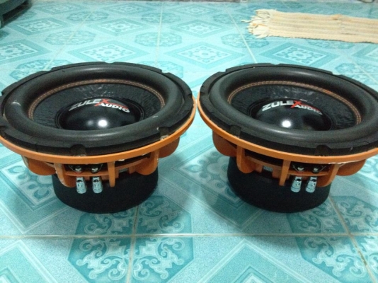 ซับ10&quot;zulex โครงหล่อว้อยคู่แม่เหล็กสองก้อน มือสองสภาพเดิมๆ ขายคู่ละ 2500 บาท