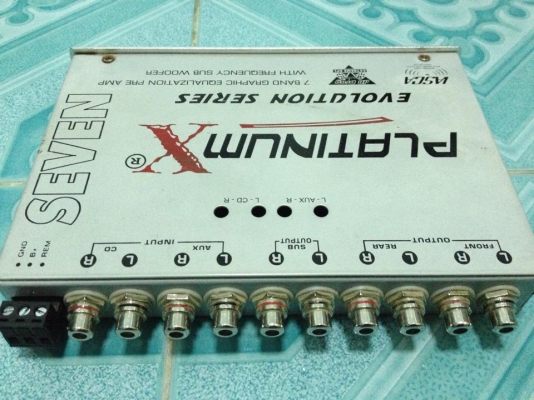 ปรีแอมป์ แพลตตินั่ม7แบน มือสองเบสแรง ขาย 950 บาท