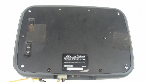 Sub Box JVC รุ่น CS-DA21แอมป์ในตัว วางใต้เบาะได้ เสียงดี Made in Japan Sub Box JVC รุ่น CS-DA21แอมป์ในตัว วางใต้เบาะได้ เสียงดี Made in Japan