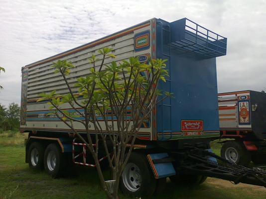 ขายลูกพ่วง 3 เพลายัด ยืด ลงเล่มแล้ว กระบะเหล็ก ยาว 6.80 เมตร