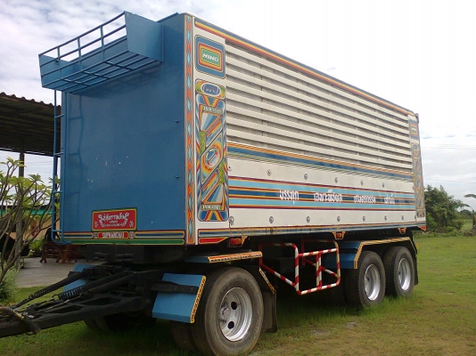 ขายลูกพ่วง 3 เพลายัด ยืด ลงเล่มแล้ว กระบะเหล็ก ยาว 6.80 เมตร