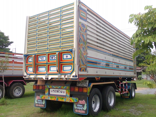 ขายลูกพ่วง 3 เพลายัด ยืด ลงเล่มแล้ว กระบะเหล็ก ยาว 6.80 เมตร