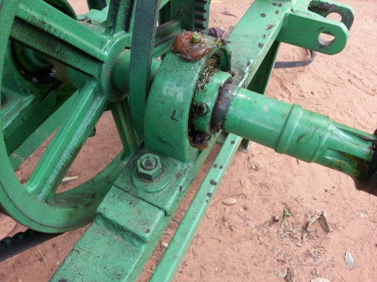 ปั้มน้ำพร้อมฐาน ต่อกับ pto รถไถ ครบชุด