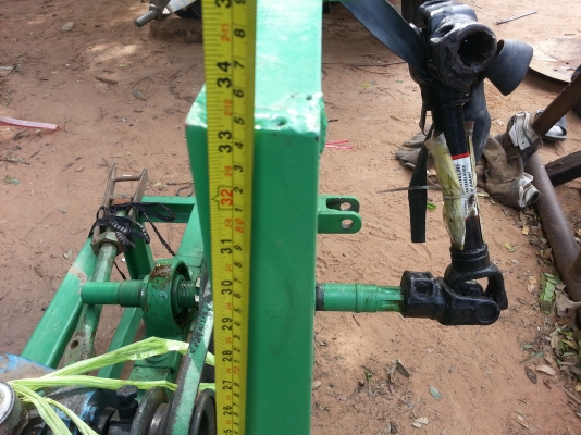 ปั้มน้ำพร้อมฐาน ต่อกับ pto รถไถ ครบชุด