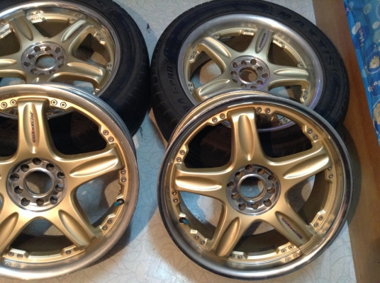 แม็ก Volk Gtc ขอบ 18 นิ้วกว้าง 7.5 นิ้ว 4 วง 5 รู 114/ 5รู 100