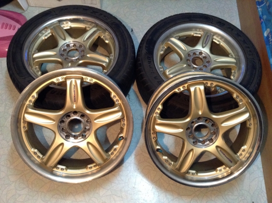 แม็ก Volk Gtc ขอบ 18 นิ้วกว้าง 7.5 นิ้ว 4 วง 5 รู 114/ 5รู 100