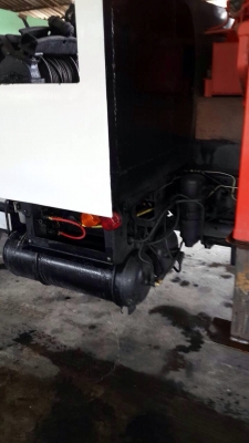 ขาย6ล้อ มิสซู FK457รถยกพร้อมเครน 10เกียร์ สภาพพร้อมใช้