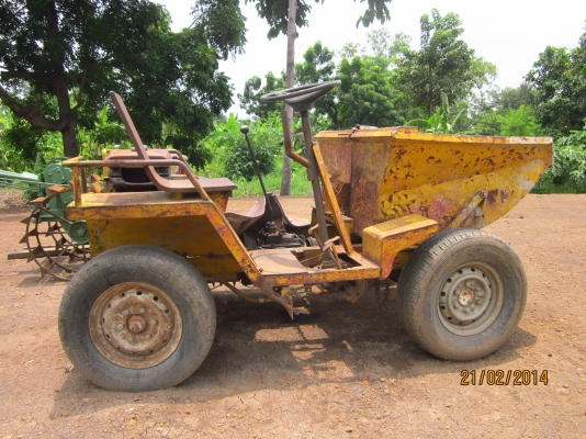 รถดั๊มเปอร์ พร้อมเครื่องคูโบต้า 8.5 แรง ไม่มีผุบอกเลย