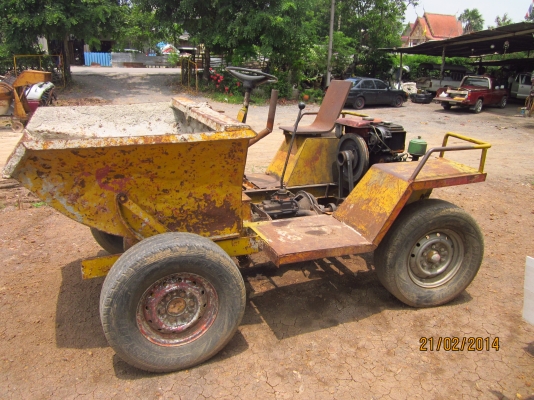 รถดั๊มเปอร์ พร้อมเครื่องคูโบต้า 8.5 แรง ไม่มีผุบอกเลย