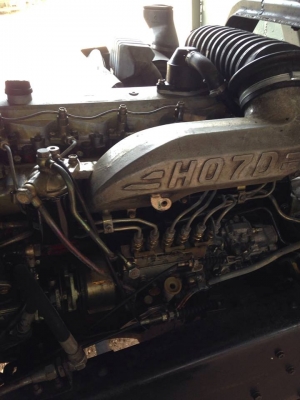 สิบล้อ HINO FL 3H รถปี37 รุ่นกระจกไฟฟ้า ยางเรเดียล มีแอร์ กระบะเหล็กยาว 6.25 เมตร รถสวย ใช้งานดี.