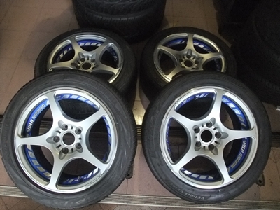 ล้อ volk challenge แท้ ขอบ17กว้าง8 5/114