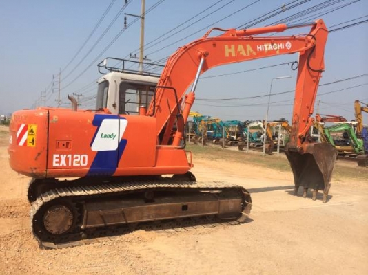 ขายรถแบคโฮ HITACHI EX120-2 ระบบไฟฟ้าเต็ม นำเข้าจากญี่ปุ่น สภาพสวย มี VDO การทำงานครับ