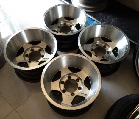ขายล้อ ENKEI JAPAN ขอบ 15x8.5 ออฟ-35 6/139.7 ออฟเฉียงลึก 5 นิ้ว เดิมๆ จากญี่ปุ่น