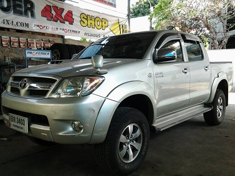 รับแก้ปัญหาช่วงล่างรถกระบะ Vigo by Shock Profender