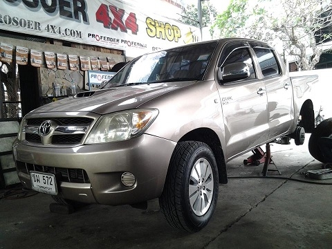 รับแก้ปัญหาช่วงล่างรถกระบะ Vigo by Shock Profender