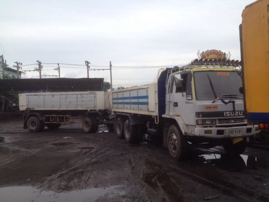 ขายรถ10ล้อดั๊มแม่ลูก 240 แรง พร้อมใช้งาน