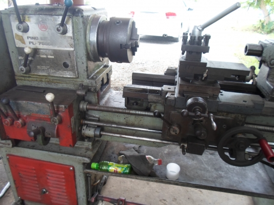 แท่นกลึง 5 ฟุต 3 เพลา เกียร์บล็อก พร้อมใช้ มีเบรก กลึงเกลียวได้ 65,000