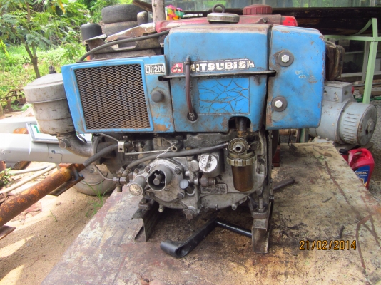 เครื่องมิตซู12 แรง ใช้งานได้ปกติ