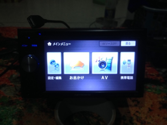 PIONEER AVIC MRZ80 DVD MP3 USB ของเก่าญี่ปุ่นสภาพสวย