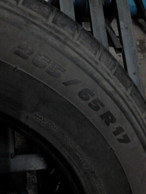 265/65R17 MICEHELIN CROSSTERRAIN ขาย 2 เส้น โทร.081-427-3941 265/65R17 MICEHELIN CROSSTERRAIN ขาย 2 เส้น โทร.081-427-3941
