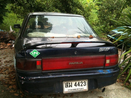 มาสด้าเก๋ง LPG ขับได้ปกติ ทะเบียน มี.ค.58 พร้อมโอน ขาย 19,000 บาท