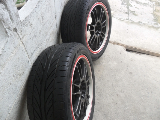 ล้อแม็ก 17นิ้ว 5รู100/114 พร้อมยาง สวยๆ 1 คู่ ราคา 3900 บาท ล้อแม็ก 17นิ้ว 5รู100/114 พร้อมยาง สวยๆ 1 คู่ ราคา 3900 บาท