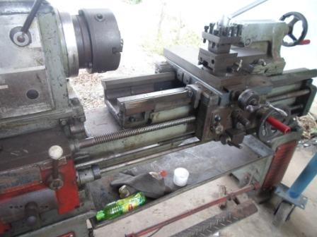 แท่นกลึง 5 ฟุต 3 เพลา เกียร์บล็อก พร้อมใช้งาน มีเบรก คอลึก 11 นิ้ว  65,000