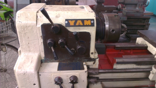 Sell> ขายแท่นกลึงมือสอง Yam Taiwan 4 ฟุต 3 เพลา มีเบลค เครื่องพร้อมใช้งาน หน้าแท่นสวย ราคาโดนใจ นครปฐมครับ