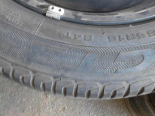 กะทะล้อ 4 รู 100มม.พร้อมยาง 175/65R15 GOODYEAR GT-3 ชุด 4 ล้อ ยางปี2012 TEL.081-427-3941 กะทะล้อ 4 รู 100มม.พร้อมยาง 175/65R15 GOODYEAR GT-3 ชุด 4 ล้อ ยางปี2012 TEL.081-427-3941