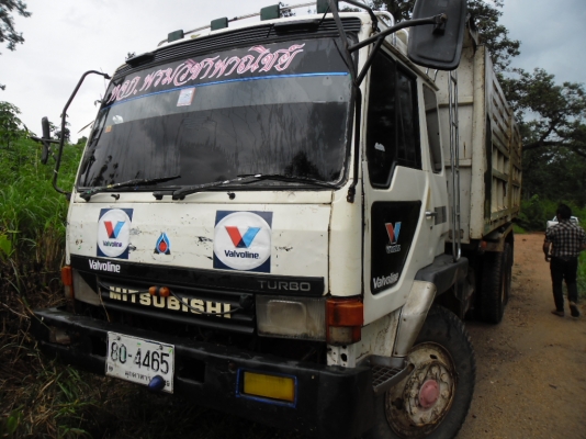 ขายรถบรรทุกดั้ม 2 เพลา MITSU FUSO TURBO 220 แรงมีระบบลากพ่วง